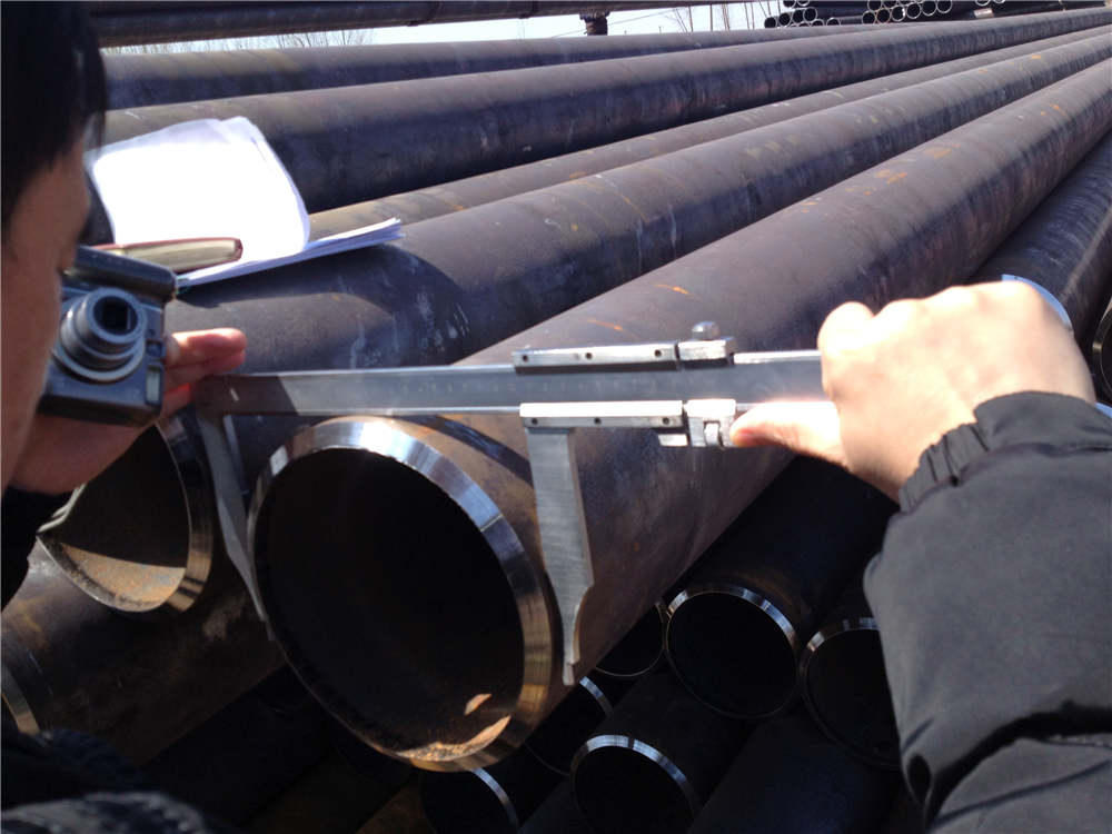 STM A53 seamless steel pipe dimensional inspection (1)