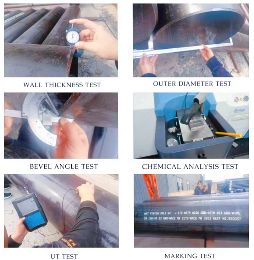 testing of seamless pipe 2